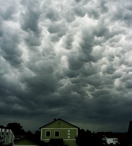 Mammatus-Wolken
